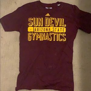 ASU gymnastics tee